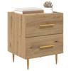 Nightstand Set of 2 Artisan Oak Finish 40 x 35 x 47.5 cm Engineered Wood