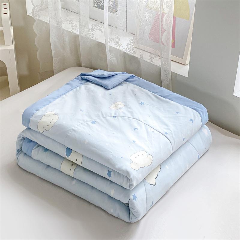 A-class Mother Baby Grade Soft and Sticky Cloud Cotton Summer Quilt, Air Conditioning Single Double Cool Quilt