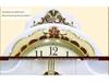 Antique European Style Solid Wood Silent Quartz Wall Clock for Living Room or Bedroom