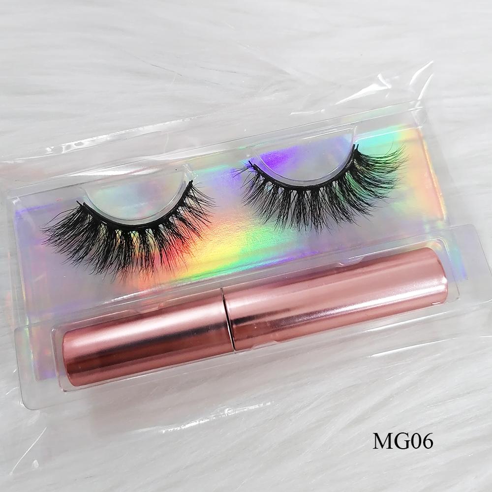 Magnetic Lashes New Arrivals Magnet Eye Lashes Magnetic Lash High Quality Magnetic Eyelashes with Eyeliner Mix