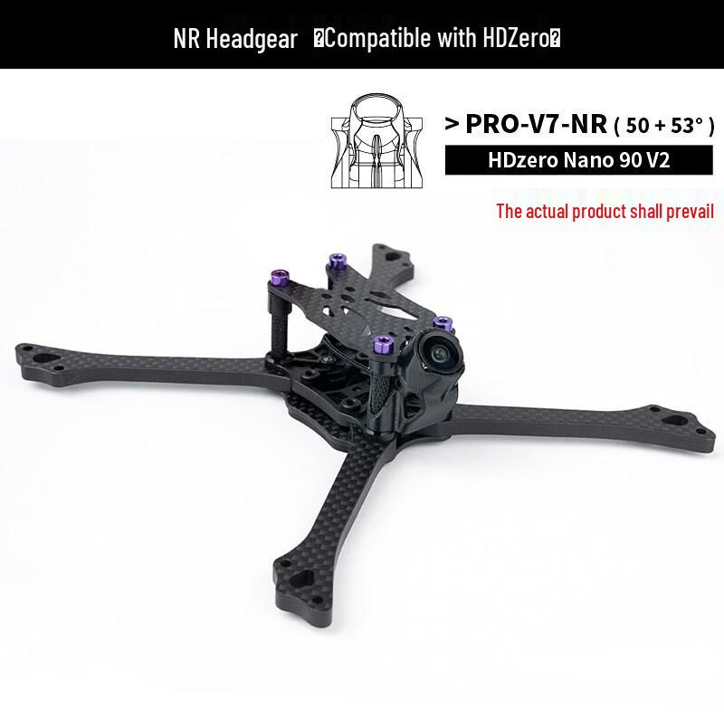 BCROWFPV Black Crow PRO-V7 T800 Carbon Racing Frame 20x20