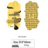 Gold Leaf Lucky Cat Phone Sticker - 999 Gold Foil Wealth Charm
