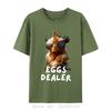 Eggs Dealer Funny Chicken Chicken Coop Hendl Chicken Eggs Fashion Unisex Luxury Designer T-Shirts Print On Tshirts Unisex Tees Tops