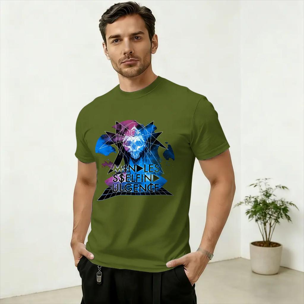 Band MSI Fanart Unisex T Shirts Novelty Tees Short Sleeve Crew Neck T-Shirt 100% Cotton Printing Tops