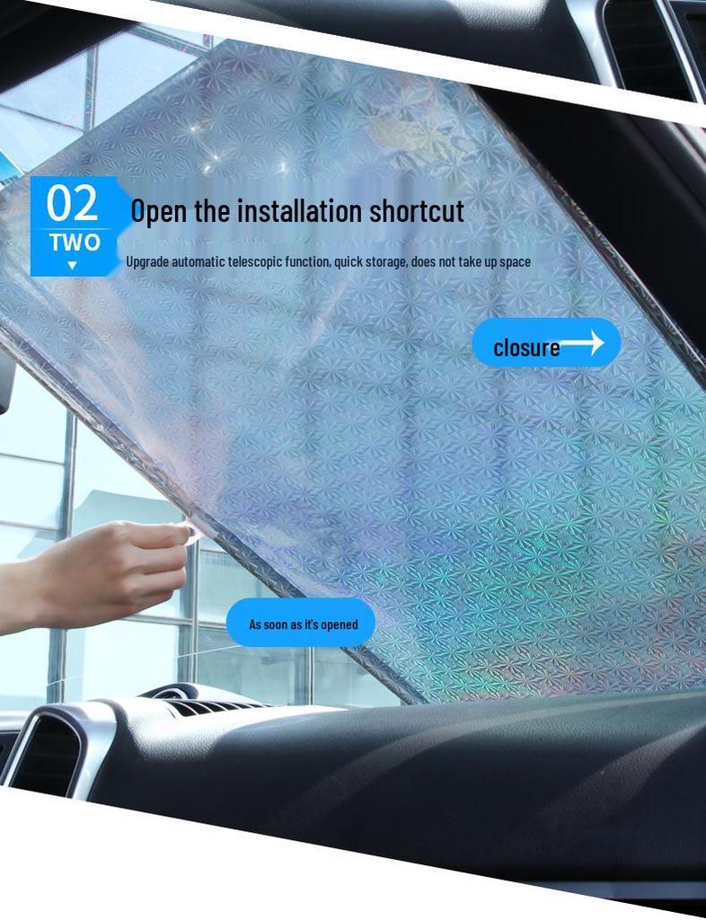 Automatischer Teleskop-Auto-Sonnenschutzvorhang zur Fensterisolierung