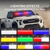 2PCS Car Strobe Lights 96LED Front Windshield Flash Emergency Lamp Bar   for Car Suv Roof Top Strobe Warning Lights Assembly