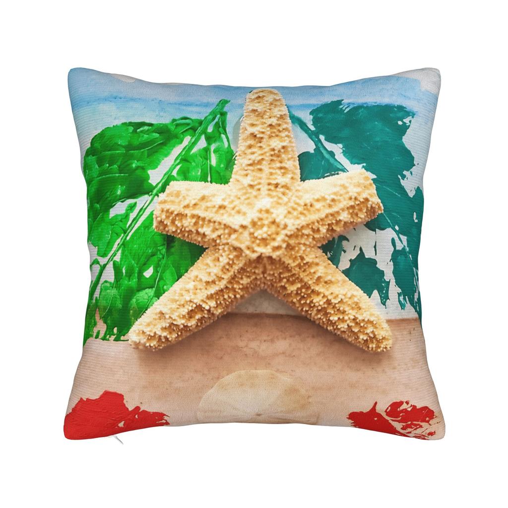 Hot Beach Theme Pillow Cover Custom Cushion Cover Kawaii Pillow Case For Sofa Couch Bed Living Room