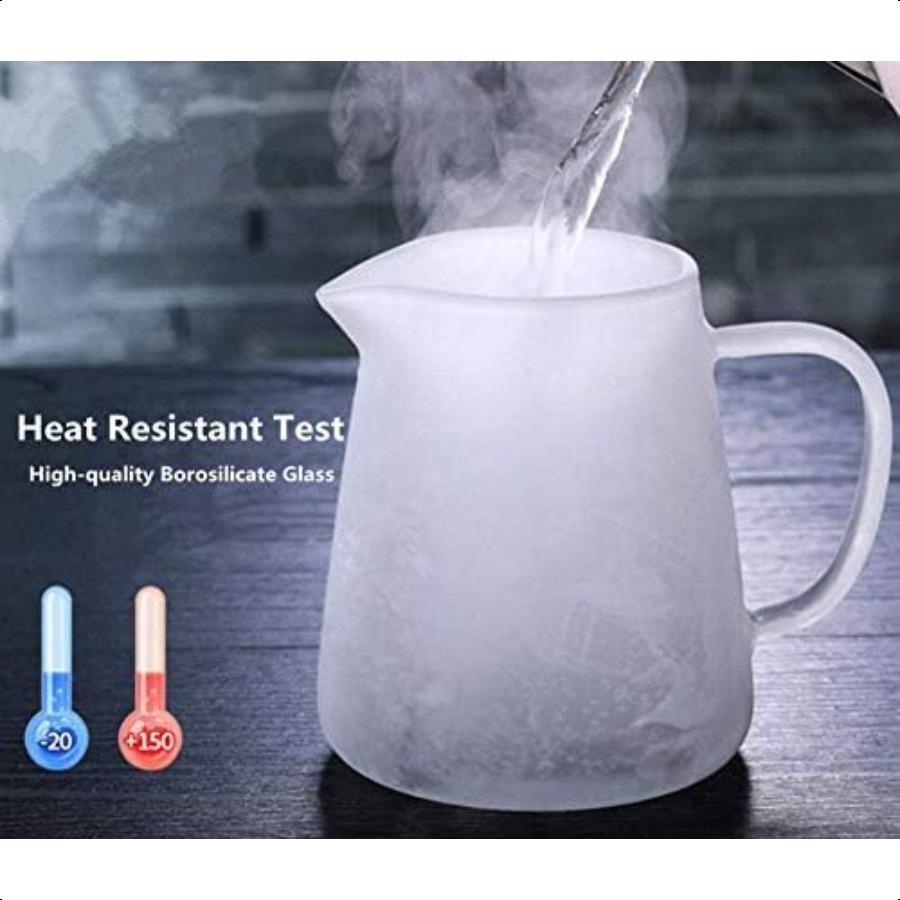 750ml 25oz Glass Teapot with InfuserHeat Resistant Glass Teapot with Removable Infuser Borosilicate Clear Glass Tea Pots for Lo