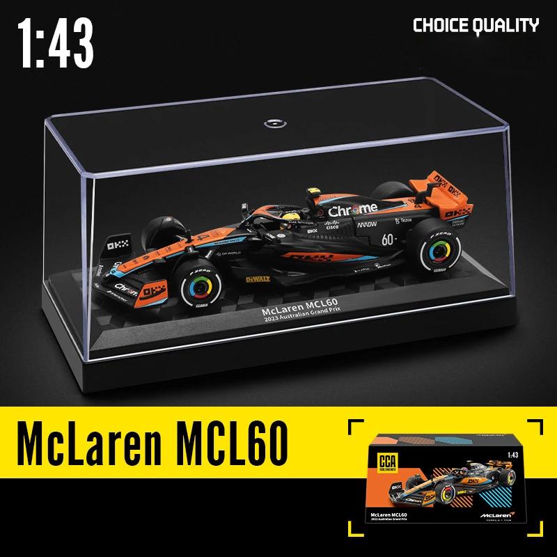1/43 McLaren F1 MCL60 Racing Car Model Display Box Children's Toy Car Collectibles Gift Boy Friend Home Decor Mniature Voiture