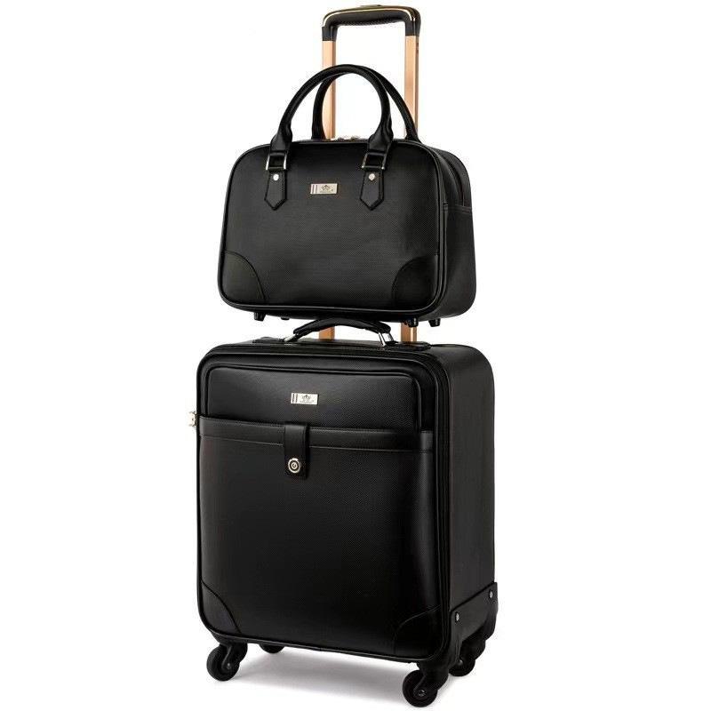 2024 Men's Lightweight 18-24 Inch Universal Wheel Travel Suitcase with Lock