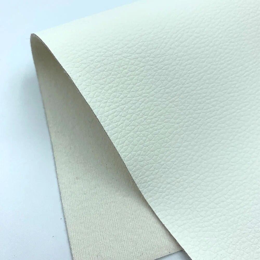 Litchi PU Leatherette Faux Leather Fabric Synthetic For Sewing Bow Bag Brooches Sofa Car Doll DIY Hademade Material