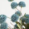5pcs Faux Pompon Mum Artificial Flowers, Bulk Fake Mini Chrysanthemums with Stems for DIY Bouquet Centerpieces Wedding