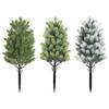 Artificial Cedar Topiary Tree with Stake Lifelike Faux Cedar Pines Christmas Tree UV Resistant Simulated Shrubs for Front Porch Outdoor Decor