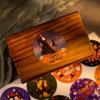 24pcs Halloween Stickers Pumpkin Ghost Skull Bat Party Candy Chocolate Snacks Cookies Gift Bag Adhesive Seal Decoration Stickers