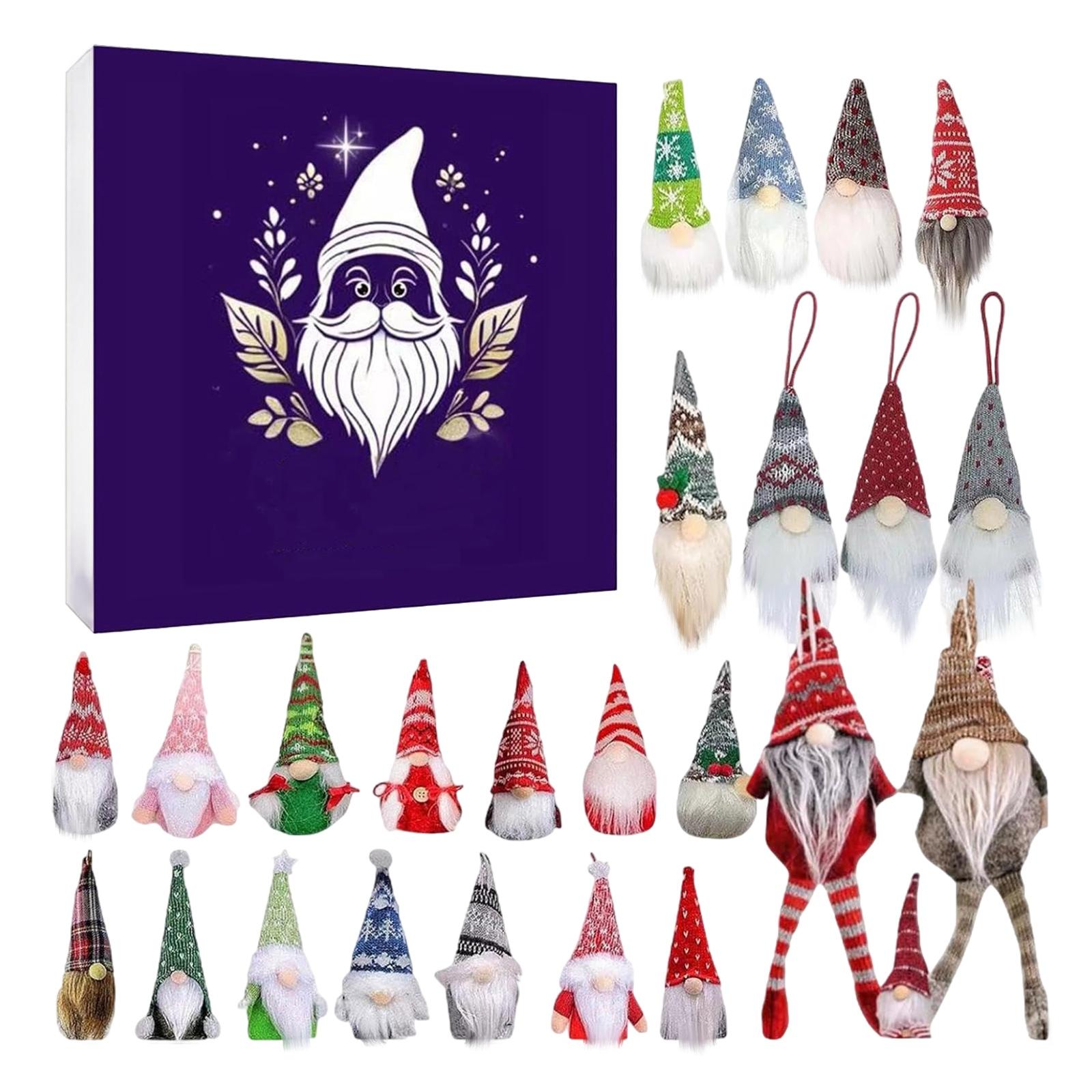 

Рождественский календарь ожидания 24 штуки Рождественский календарь обратного отсчета 24 дня Рождественский календарь ожидания Декоративная кукла Детский таймер. One Size фиолетовый