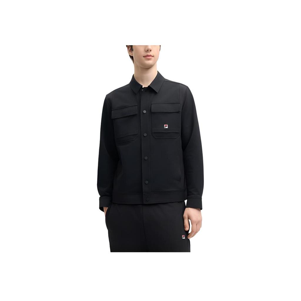 New FILA Leisure Sports Series Knitwear Men's Jet Black F11M528501FBK