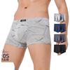 LANGSHA Men's Underwear, 5A Grade Antibacterial Cotton Comfortable Boxer Briefs, Mid-Rise Shorts for Men, Breathable, 4-Pack