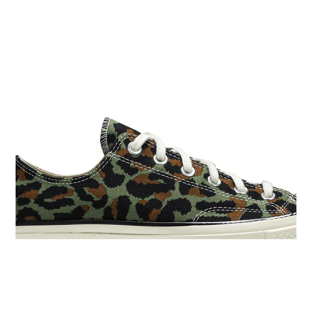 Converse Chuck 70 Low 'Animal Print' (Unisex) Olive / Egret / Black Canvas Shoes 167498C
