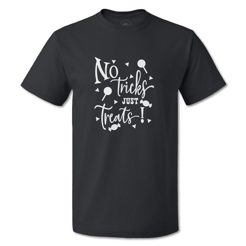 Funny Graphic T Shirts Halloween No Tricks Just Treat Cotton Vampire Top Witch XL