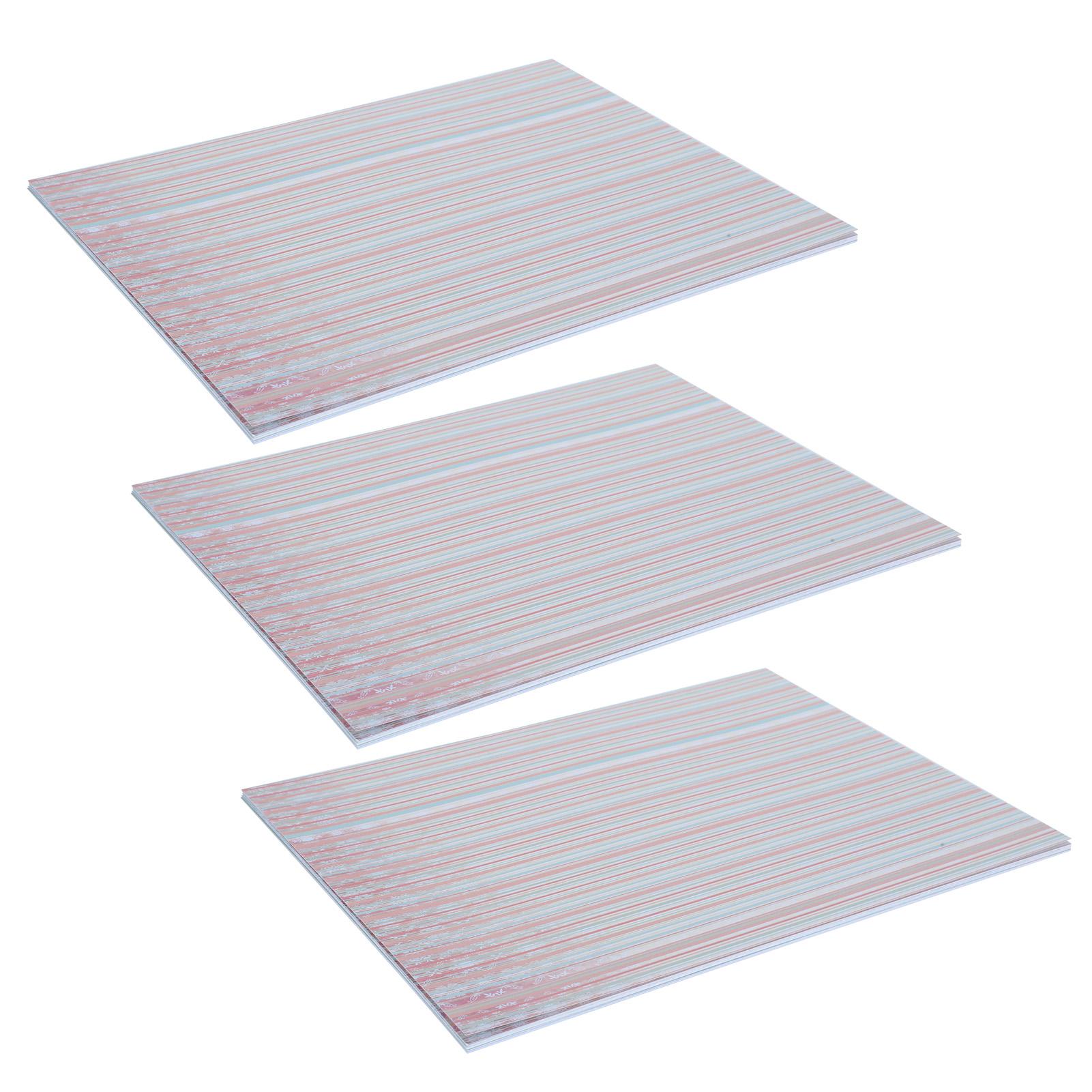 42 Pièces Papier de Fond de Journal DIY Accessoires Décoratifs pour Album Photo Motifs Multiples gray