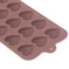 15 wnęk Mini forma do czekolady w kształcie serca Silikonowe formy do cukierków Gummy Jelly Mold