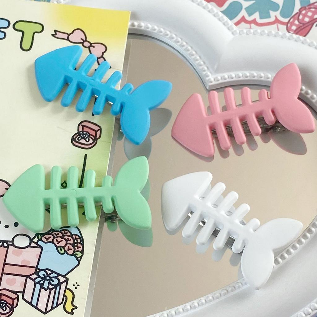 Matte Fishbone Hair Clip for Girls Small Barrettes Bangs Side Clips For Women Cute Hairpins Headdress Headwear Hair Accessories