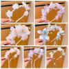 Sweet Hanfu Headdress Elegant Floral Crown Hairband Temperament Children Flower Headband  Party