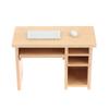 1/12 Dollhouse Miniature Desk With Keyboard And Mouse Wooden Toys Furniture