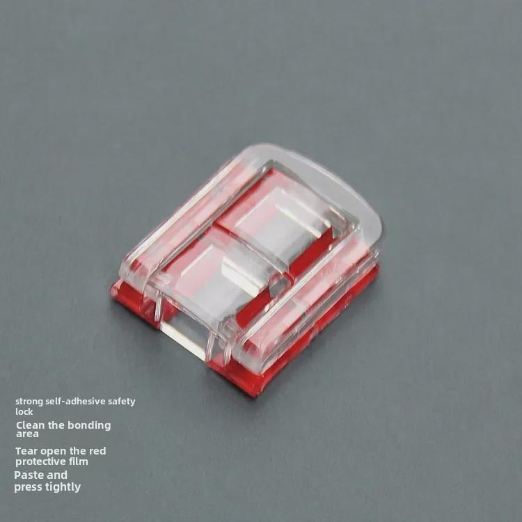 Transparent Acrylic Adhesive Lock: Punch-Free Organic Glass Door Lock, Strong Pet Door Protection.