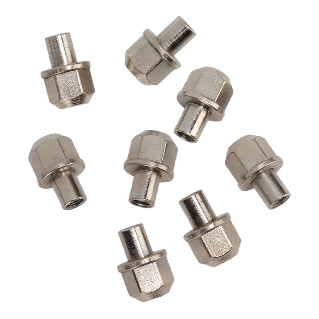 8Pcs RC Hex Wheel Hub Nut Universal 12mm Drive Adaptor Extension Column Stainless Steel