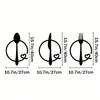 Metal Wall Art Cutlery Set Fork Spoon Knife Home Decor Kitchen Dining Room Gift