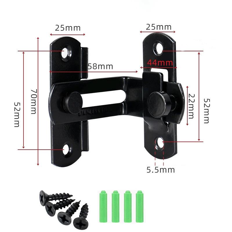 Gate Latch Sliding Barn Door Latch For Locking Stainless Steel Gate Latches Flip Latch Safety Door Bolt Latch Lock
