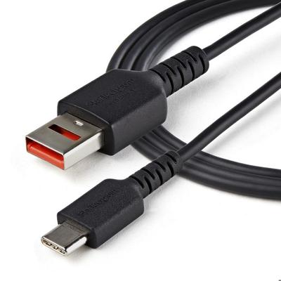 USB A To USB C Cable Startech USBSCHAC1M Black - - - Startech