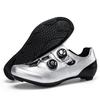Mens Cycling Shoes Road Mountain Bike With Stiff Sole Breathable Fit Unisex Riding Footwear
