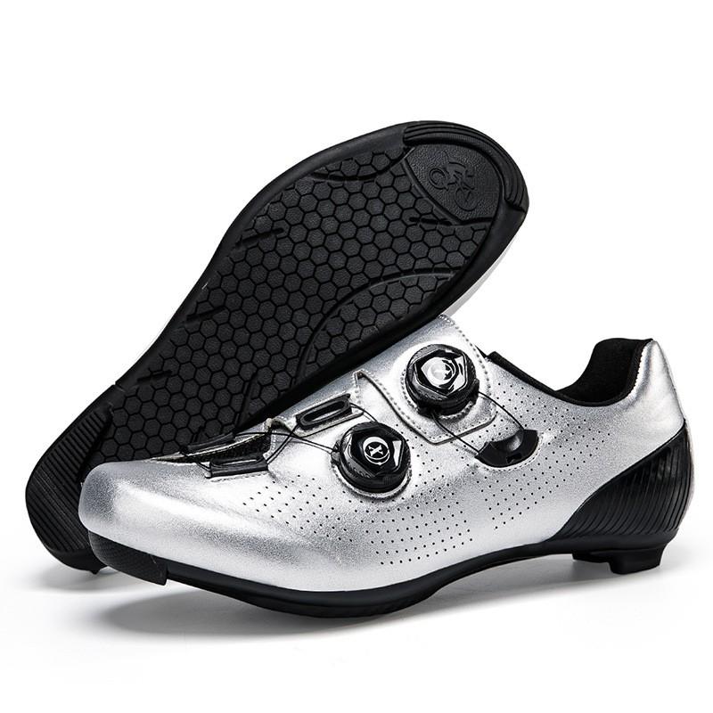 Mens Cycling Shoes Road Mountain Bike With Stiff Sole Breathable Fit Unisex Riding Footwear