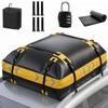 YUMENO Roof Carrier Large Capacity Lightweight Bag, Waterproof, Non-Slip, Foldable, 425L, 3.19kg (Black & Yellow)