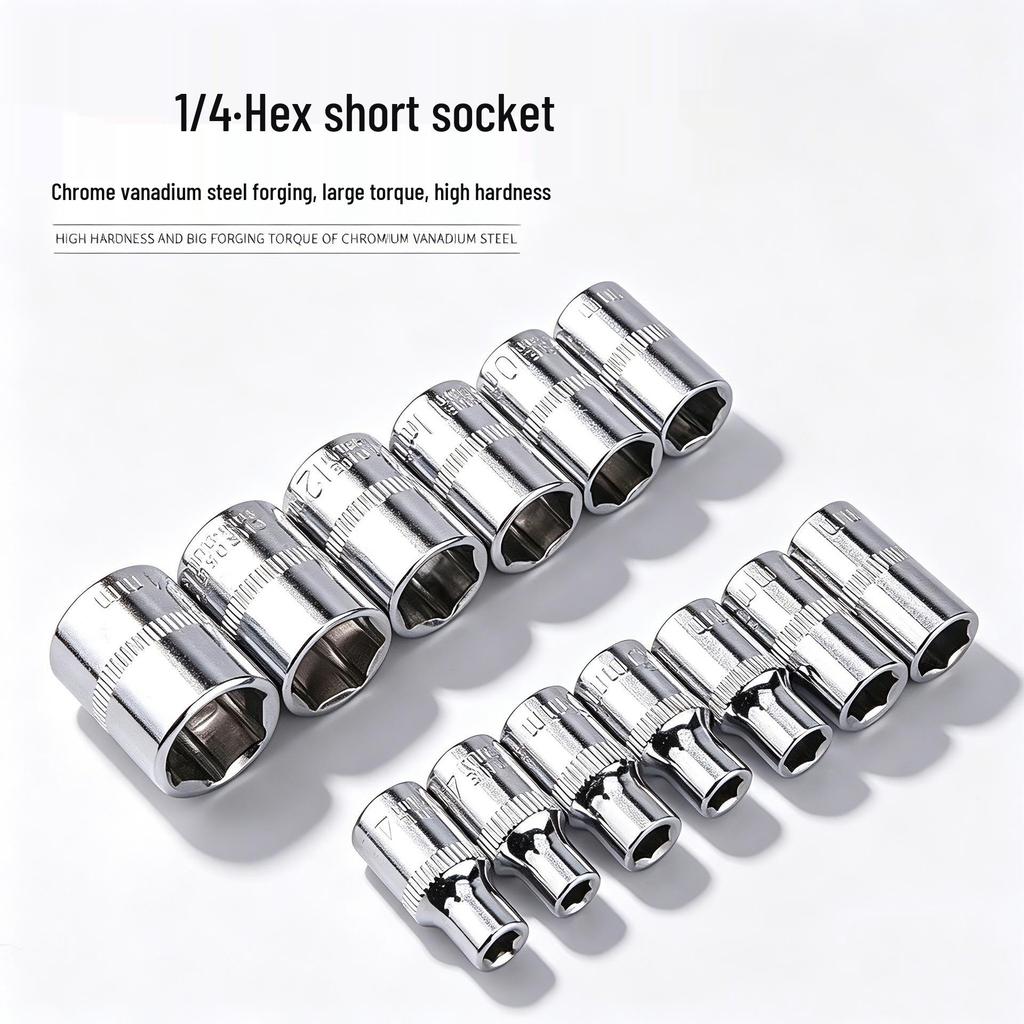 Fast Ratchet Wrench Set: Large, Medium, Small Gear Sockets, Two-Way Pin Wheel, Chrome Vanadium Steel for Auto Repair