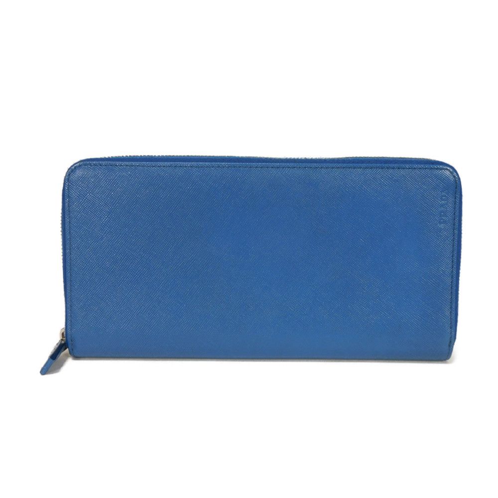 

Подержанный большой кошелек Saffiano на молнии (2M1220, PN9, F0215, 7940) с логотипом органайзера на молнии, кобальтовый (11569) Мужской
