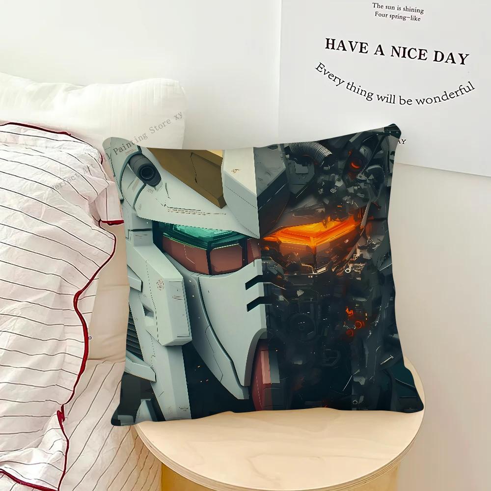 Game G-Gundam Pillow Case Square Pillow Bedroom Sofa Leisure Comfort Cushion Car Living Room Home Decoration