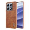 Crocodile Pattern PU Leather Case for Xiaomi Mi 15 14 Ultra 14T 13T Pro Shockproof Plating Bumper Frame Phone Cover Coque Etui