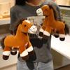 Animal Plush Toy Horse With Short Pile Fabric For Kids Gift And Collectors