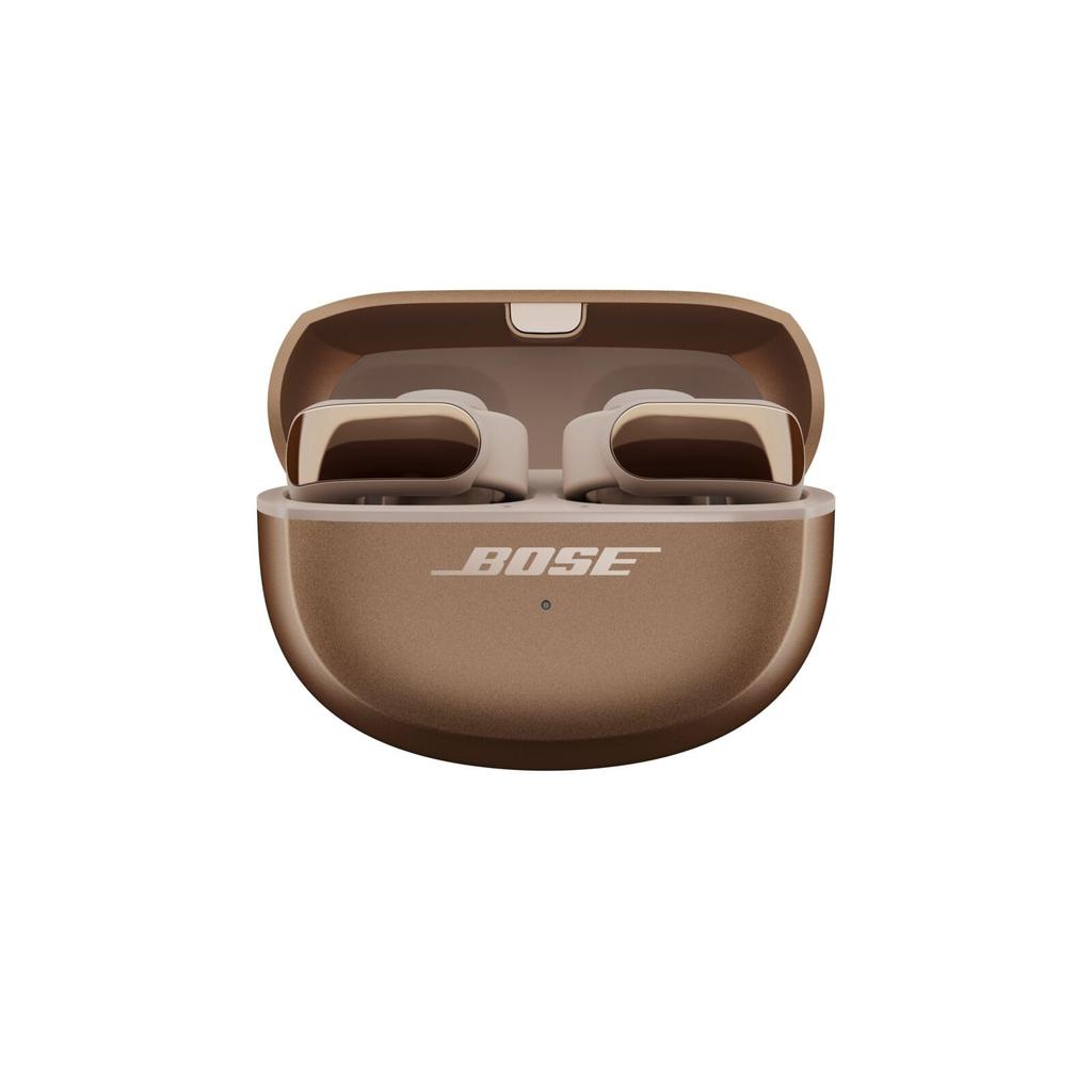 BOSE Ultra Open Earbuds LE True Wireless Open-Ear Earphones Bluetooth Microphone Water-Resistant Driftwood Sand 7.5 Hours Playback
