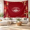Arazzo da Parete Aberdeen FC, Appeso a Parete in Tessuto Morbido, Sfondo Decorativo per Camera da Letto Arte Murale per la Casa