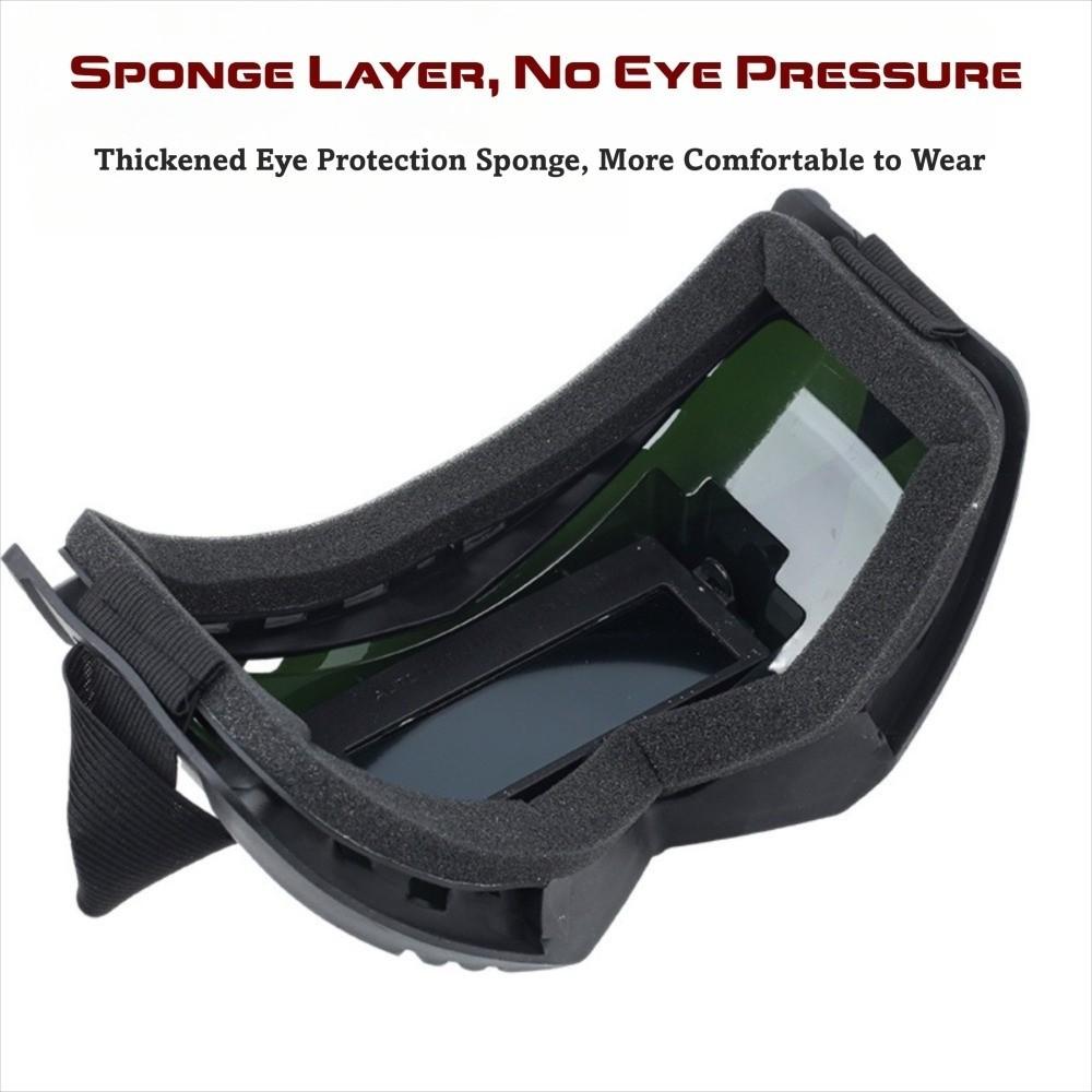 High Quality Auto Darkening Welding Glasses with Brim Design Detachable Face Shield Adjustable Band Split Type Welder Mask