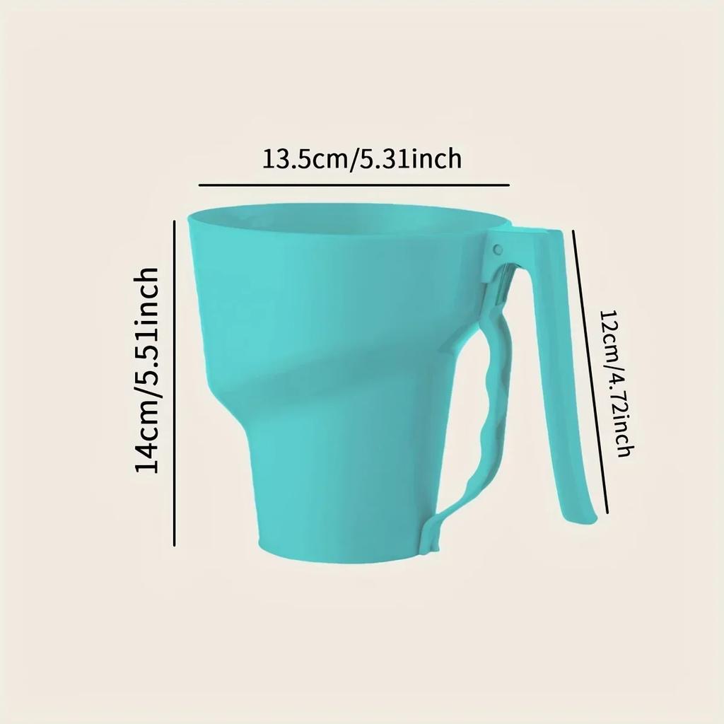 1pc-Kitchen Accessories Cup Type Semi-automatic Filter Screen Baking Tool Handheld Powder Screen