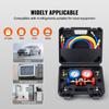 3-Way AC Diagnostic Manifold Gauge Set Fits for R134A, R22, R12, R502 Refrigerant, AC Gauge Set with 5 ft Hoses, Couplers, Can Tap for Car A/C System