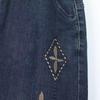 Frühling 2025 Damen Elastische Bestickte Jeans - Schlankmachend, Vielseitig, Locker Lässige Haremshose