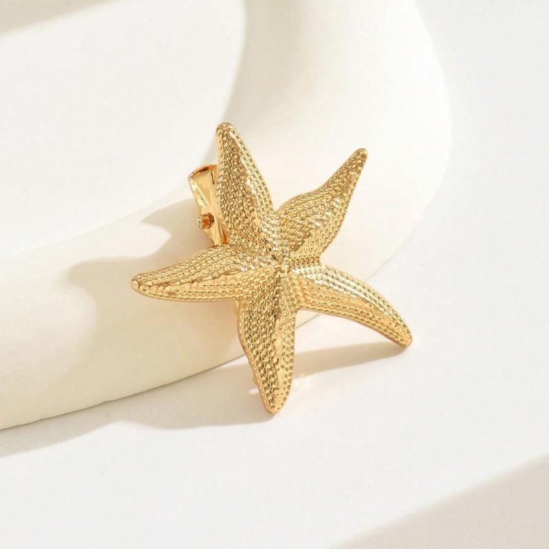 1/3Pcs Trendy Shell Starfish Hair Clips Y2K Vacation Style Hairpins Women Girls Metal Side Bangs Clips Hair Accessories Gifts