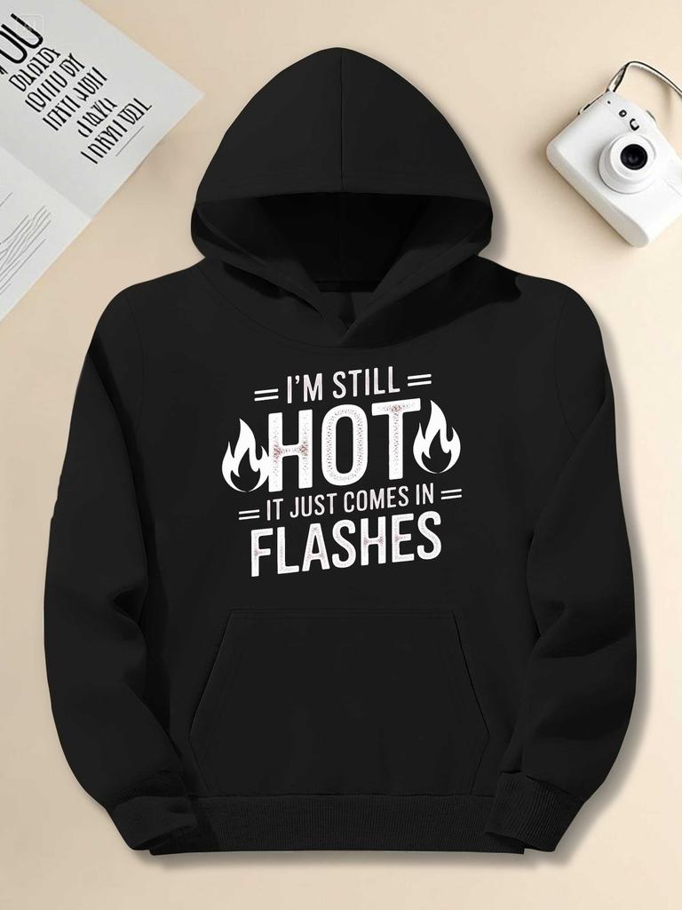 Flame Humor JPH-9 Plus Size Unisex Hooded Sweatshirt | Casual Long Sleeve, Loose Fit with Slight Stretch Fabric, Print Pattern