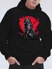 A Cozy Hoodie Featuring a Cat Warrior Design, Perfect for Young During The Fall And Winter Seasons. This Stylish American Fashion Top Makes a Great Gi